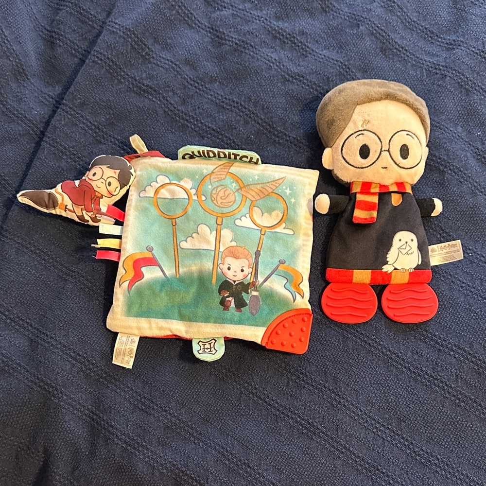 Plush Harry Potter Teether Toy Set